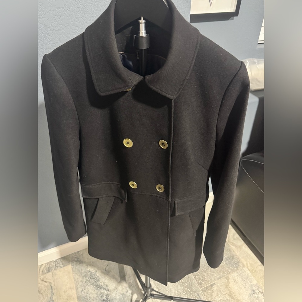 H&M Black Pea Coat